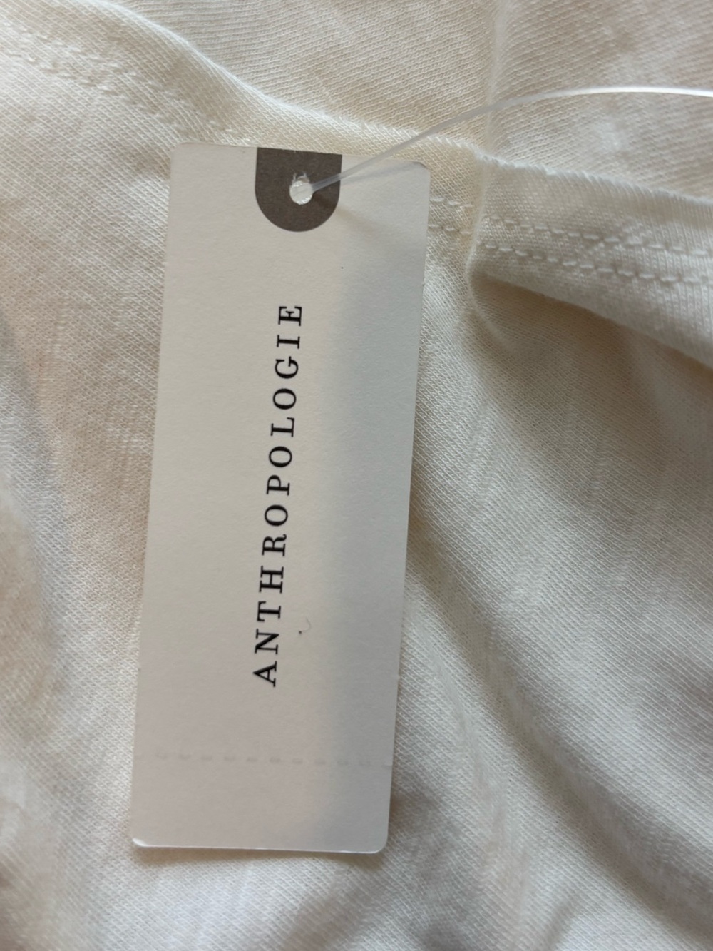 Maeve/Anthropologie The Caitlin Boxy Tee in Neutral Pattern. NWT - Picture 11 of 13